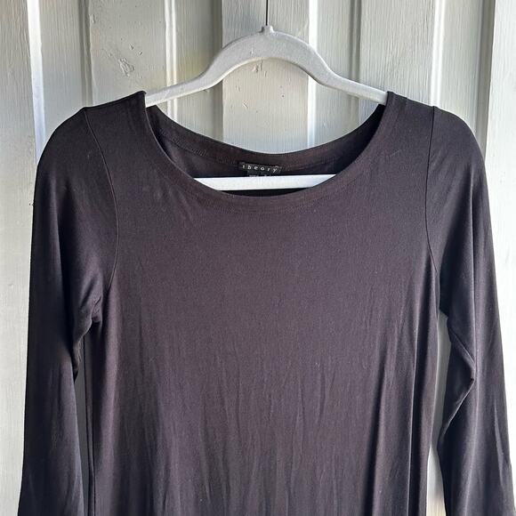 Theory Gila Mini Dress Black - Picture 3 of 9